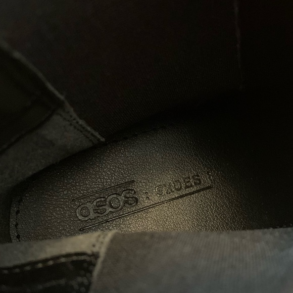 ASOS Burgundy Wine Square Toe Chelsea Boot NWOT - Picture 11 of 13